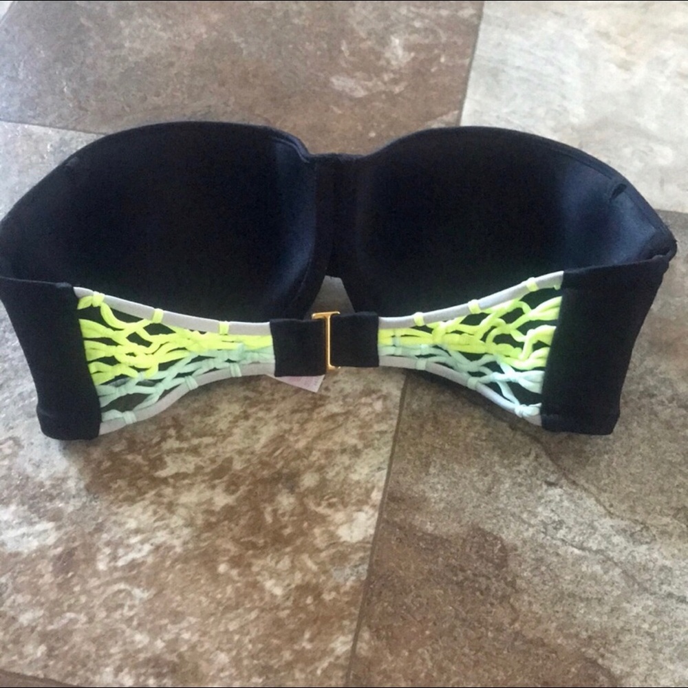 Victoria’s Secret Neon Bandeau Bikini Top